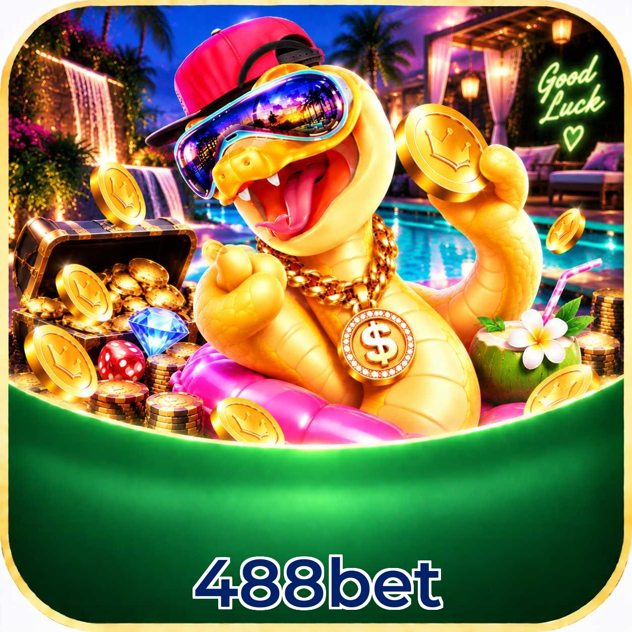 488bet Logo - Bônus com Rollover Justo
